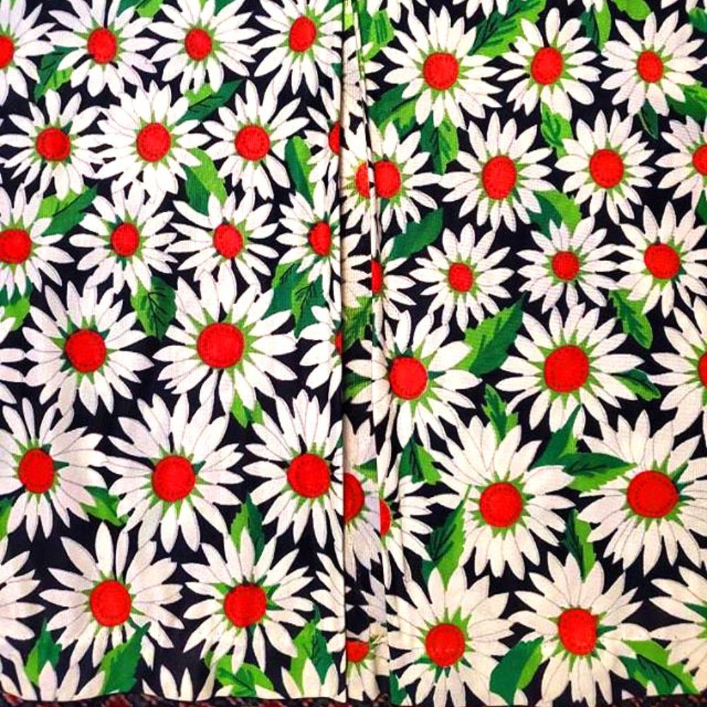 Vintage 70s Daisy Maxi Prairie Peasant Dress - Picture 5 of 6